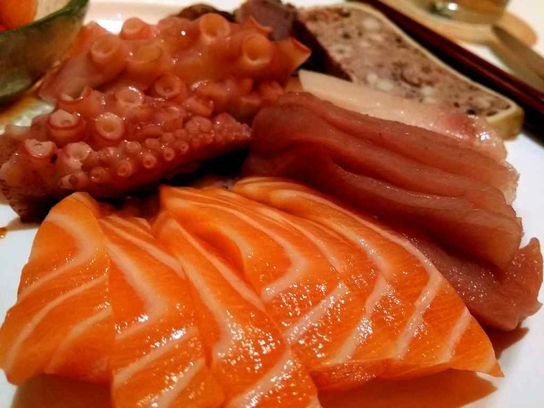 Salmon and fatty tuna offerings