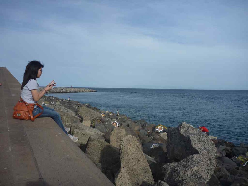 Chilling by the bay at Santa Cruz