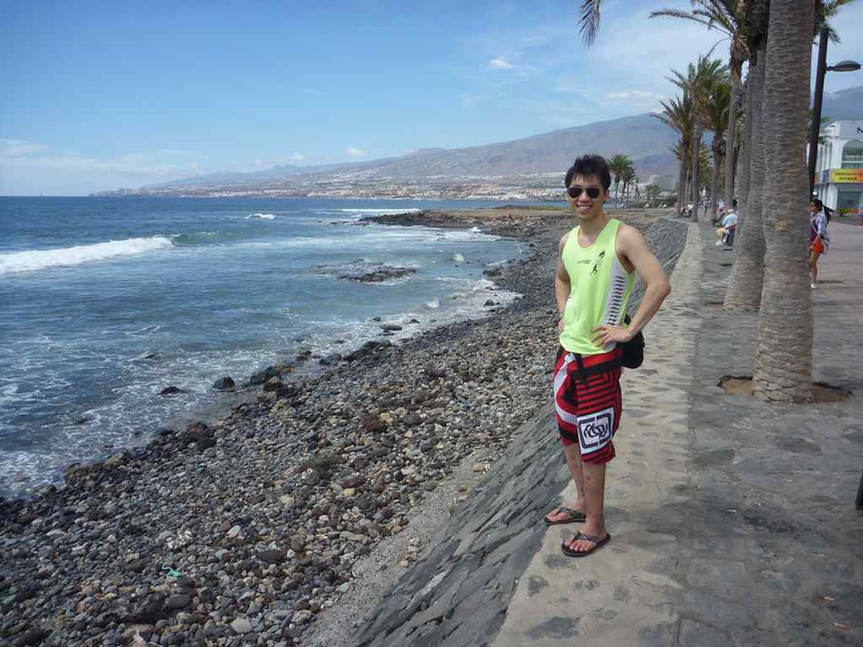 Tenerife Canary Islands on the beach line