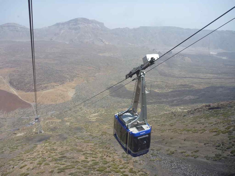 The cable car ride up the Mount Teide. It is included in the entrance fee