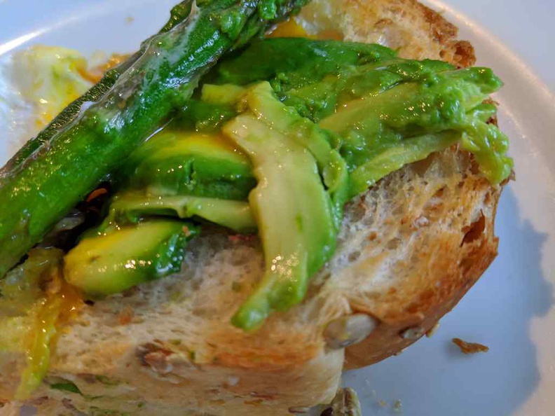 Yep, there are Avocado sandwich- millennial staples here at Wild Honey