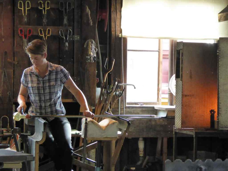 Skansen open air museum Glass blowing Live demo is one of the interactive highlights