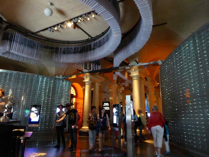 The lobby of the Nobel Museum, it used to be the Stockholm Stock Exchange Building (Börshuset)