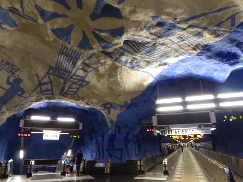 Stockholm Metro Art T-Centralen Station 