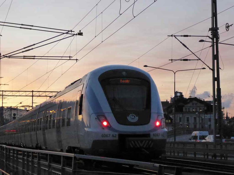 Stockholm overground long distance trains