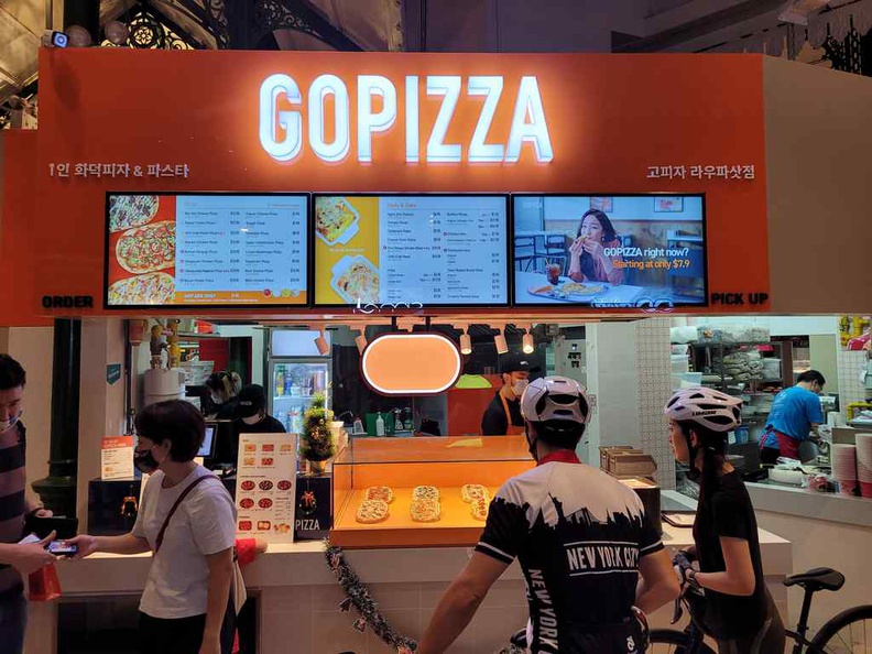  Go pizza store at Food Folks Lau Pa Sat