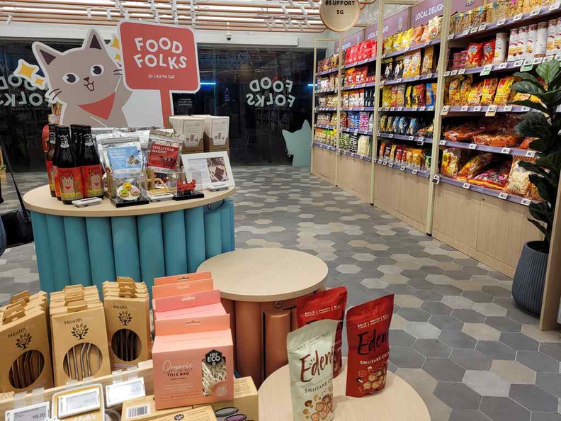 Food Folks Lau Pa Sat Supermarket interior