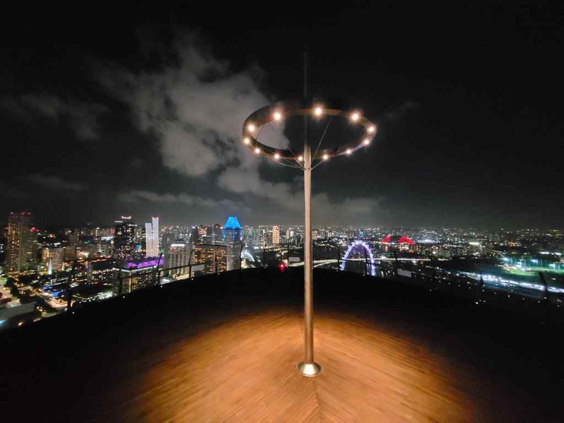 View of sky park and the Central business district (CBD) int he background)