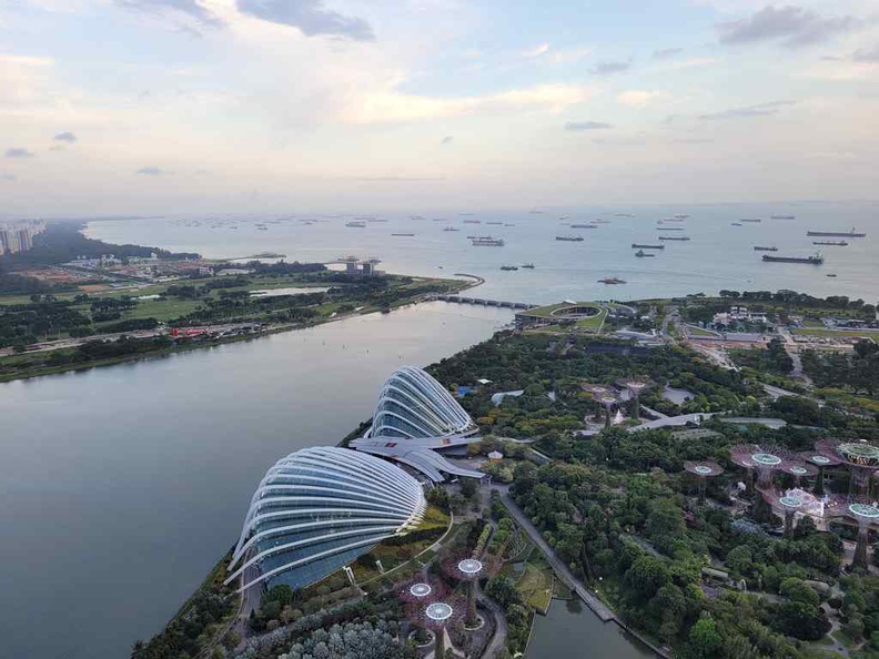 Gardens by bay view down south from Ce va li Marina Bay Sands