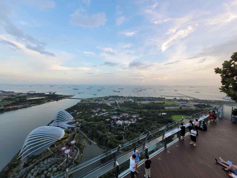 View from Ce va li Marina Bay Sands dining area