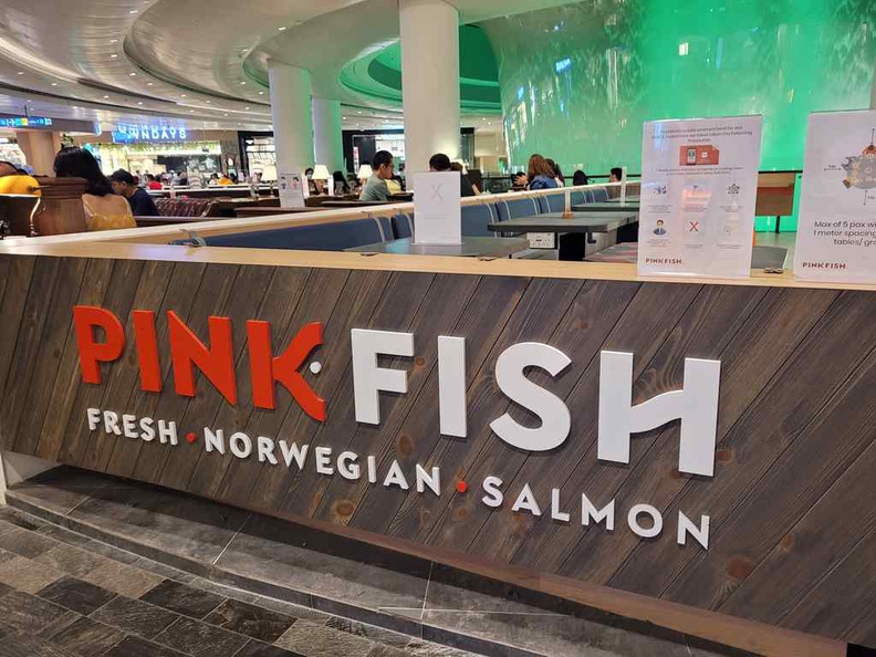 Pink Fish Changi Jewel at the basement of Changi Airport Jewel mall