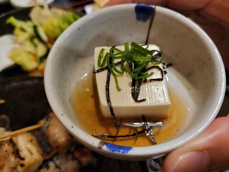 Nanbantei yakitori Soft beancurd