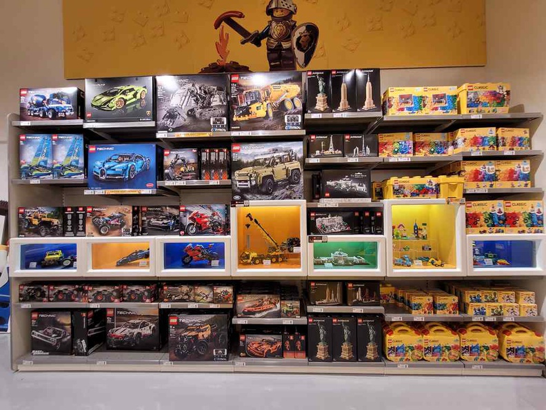  Wall of Lego Technic sets