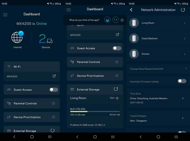 Manage your network via the Linksys App after setting up your router