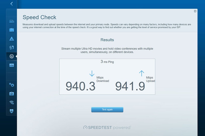 Near 1Gbps speeds achievable via WAN in this speedtest