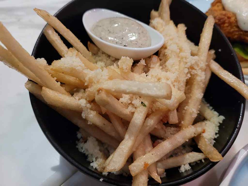 The Betterfield Truffle fries, regular fries topped with generous servings of Truffle ($12)
