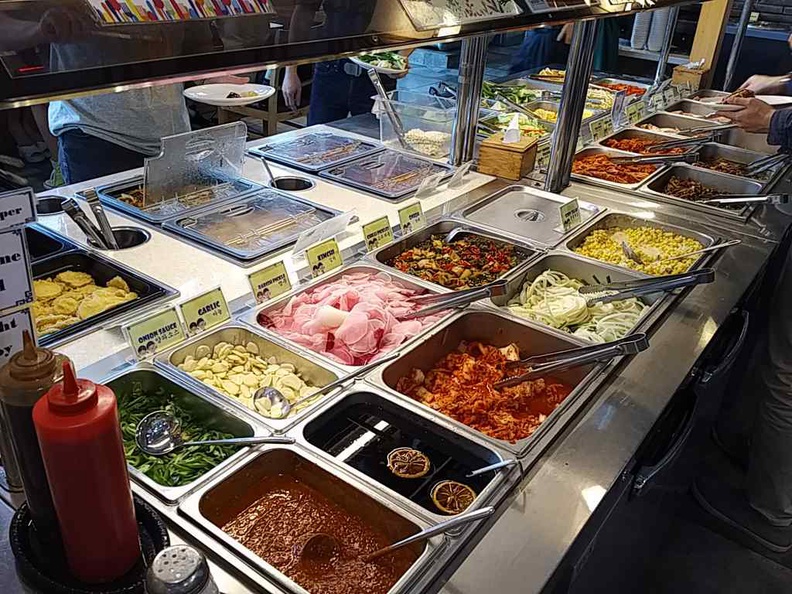 Daessiksin Korean BBQ Food counters