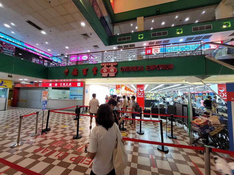 The entrance of Scarlett Chinese Supermarket here at People's park complex