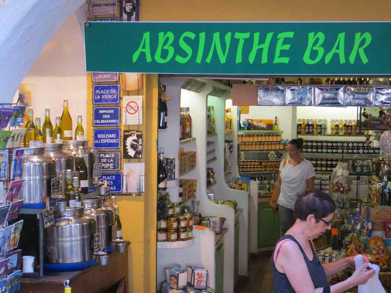 Absinthe bar serving the potent alcoholic drink