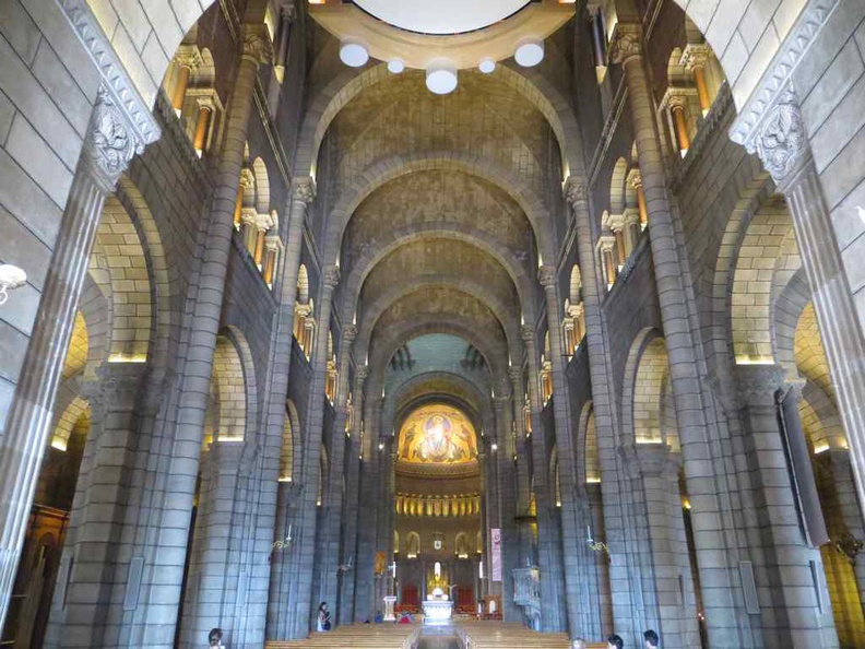 Inside the Saint Nicholas Cathedral monano city