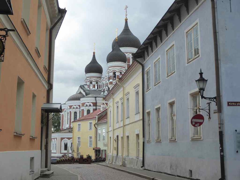 Cathedral streets in Tallinn old town