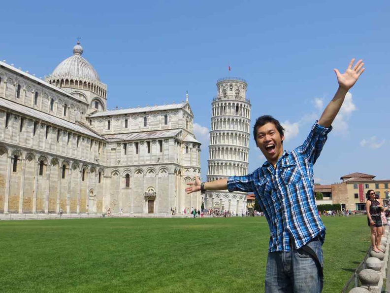 Here at Pisa Italy