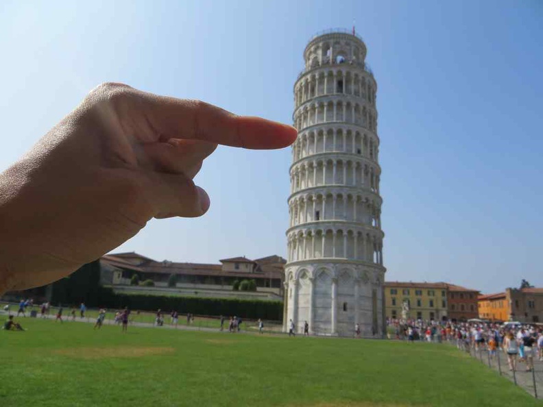 Increasing the tower lean? Pisa Italy