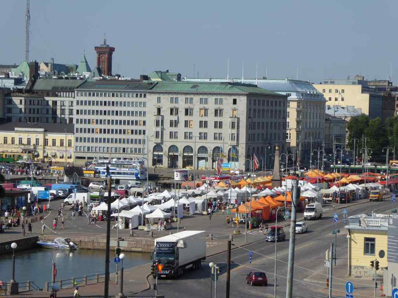 Helsinki City market square by the south habour