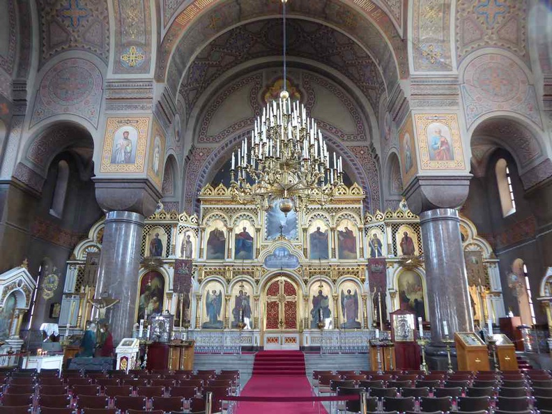 Inside the cathedral