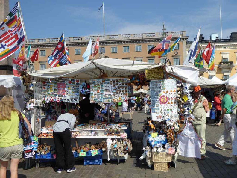 Helsinki south market square, comprising of souvenirs, markets and food stores