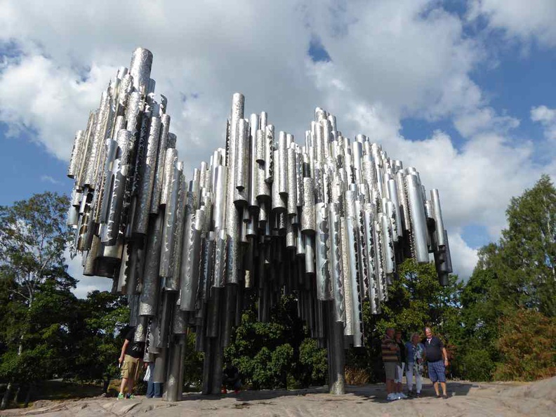 Helsinki Finland Sibelius Monument at Sibelius Park