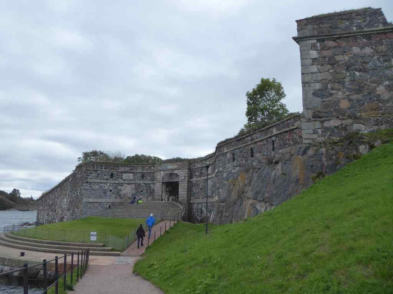 Suomenlinna Island Kings gate, a UNESCO World Heritage site at Helskini, Finland