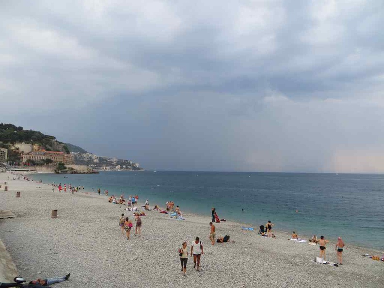 Nice France Long winding beaches running the town coastal length