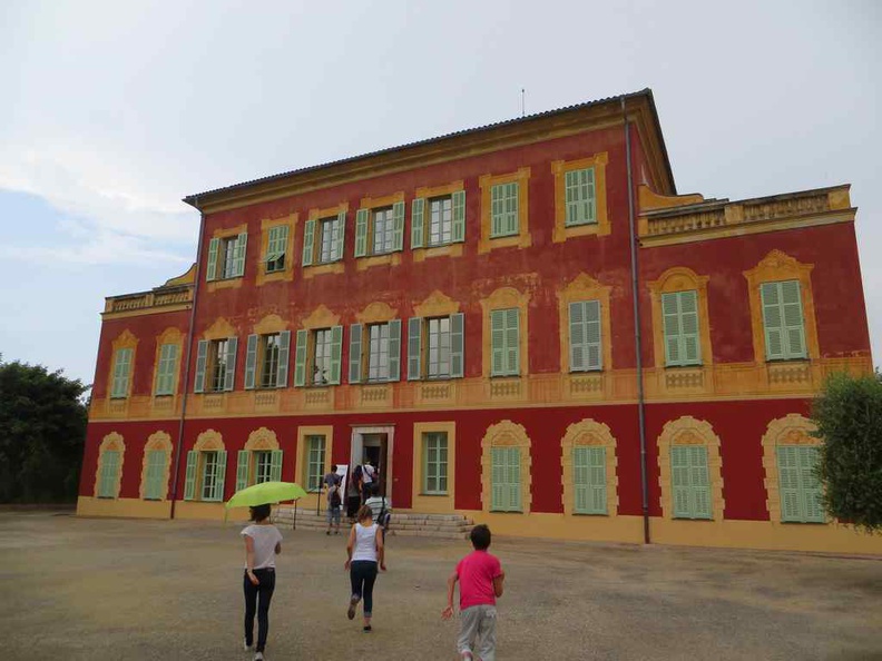 Musée Matisse, with its iconic red frontage