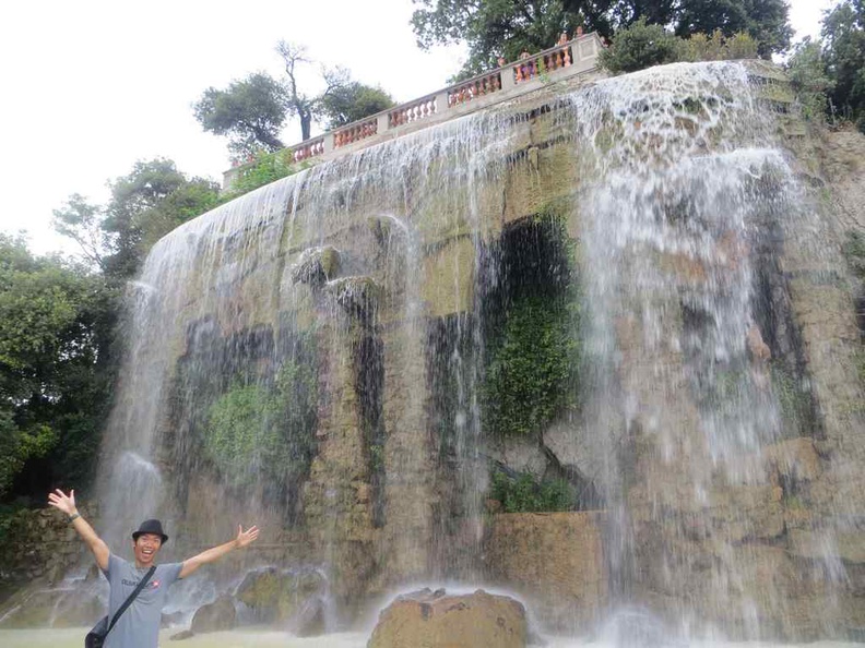 Nice France waterfall 