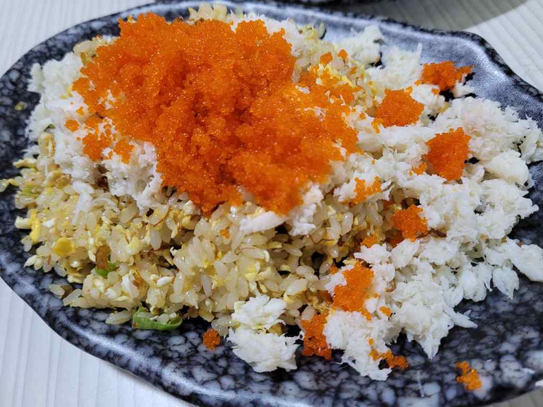 Crab meat fried rice is the most premium offering at $11 a plate, but offers one of the best value offerings for the portions and crab meat portions