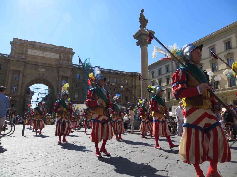 Florence Italy Piazza della Signoria change of guards