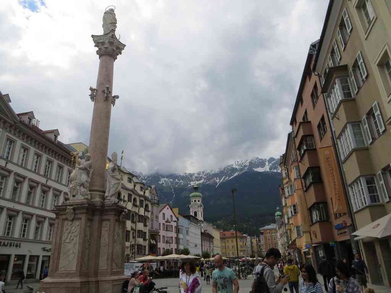 Welcome to the Innsbruck city old town square in Austria