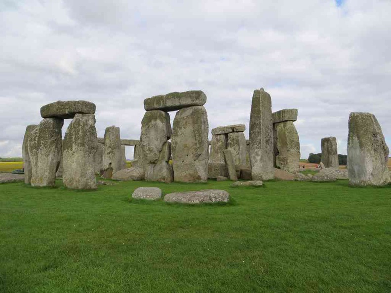 The stones formation up close