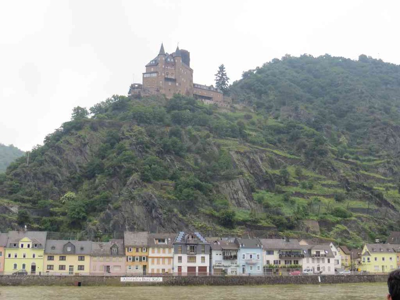 Rhineland castles in riverside towns