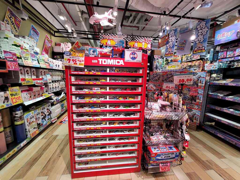 Tomica toys at Don Don Donki JCube