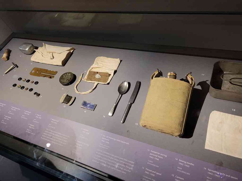 Early items and belongings of early Armed forces, not much actually changed to what is today