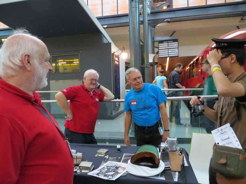 Meeting the museum volunteers and old timers who used to worked on the London transport system