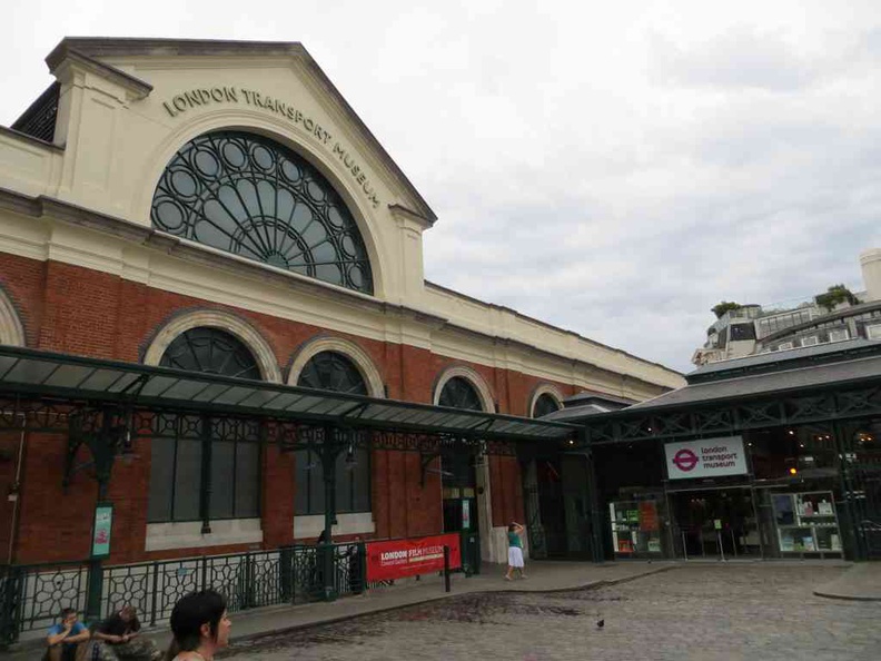 Museum entrance at London Covert gardens