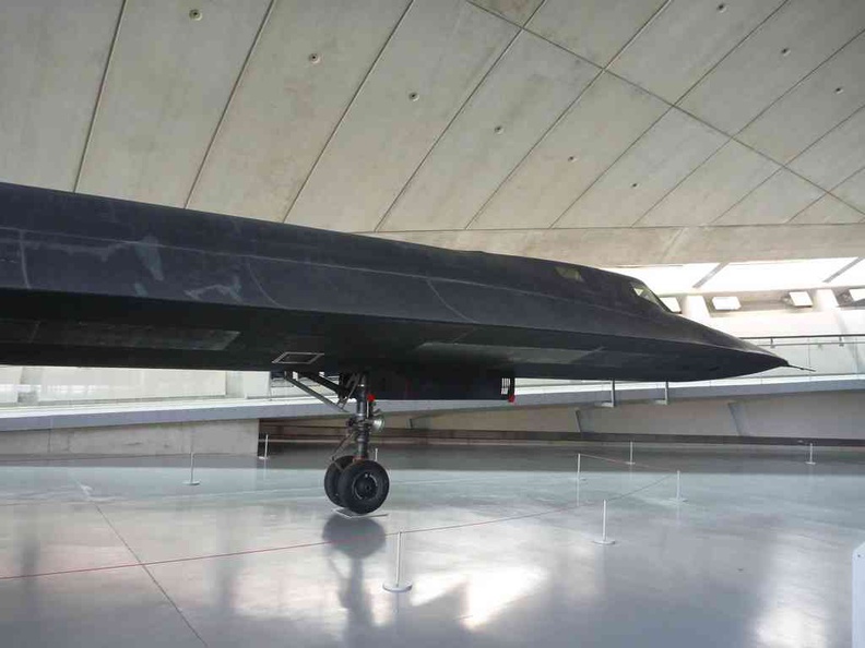 Imperial War Museum Duxford by the side of the SR-71 aerial photography spy plane