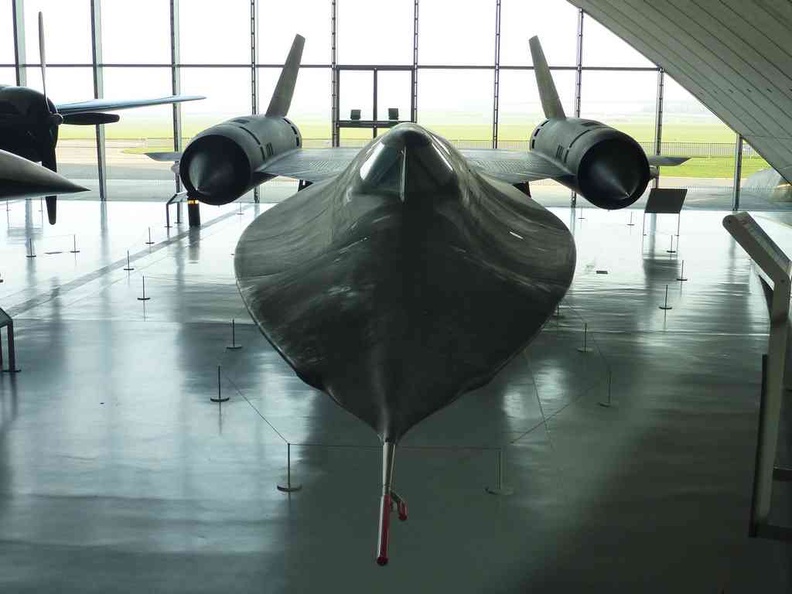 Imperial War Museum Duxford SR-71 blackbird in the flesh