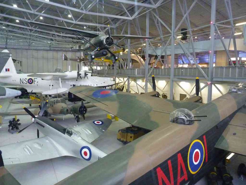 Within the hanger of the Imperial War Museum Duxford