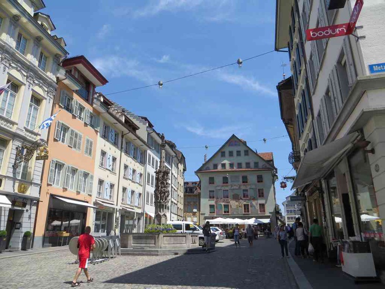 Lucerne Switzerland old town area (Altstadt)