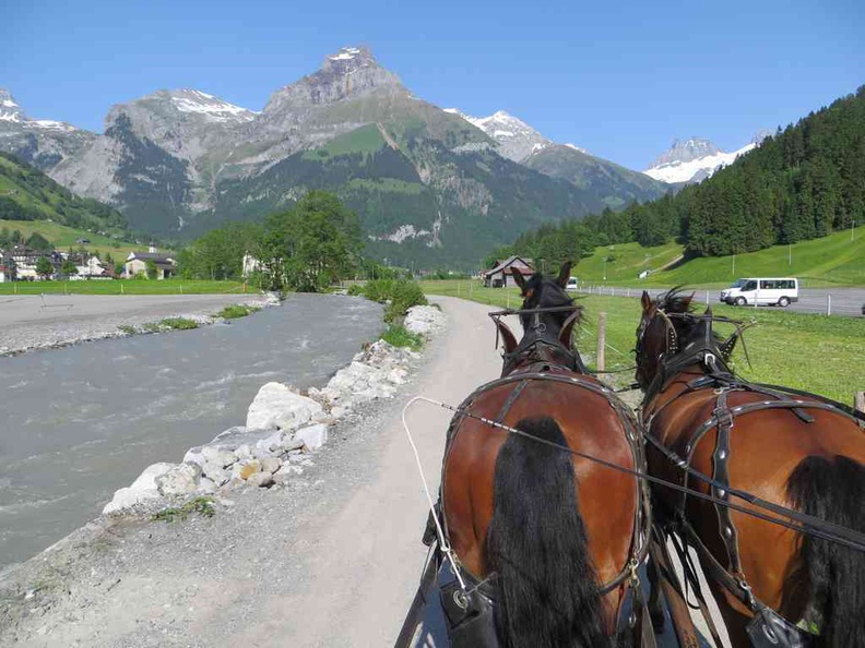 Horse ride through the Swss countryside