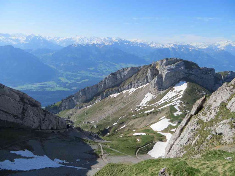 Snow capped Swiss mountains and more